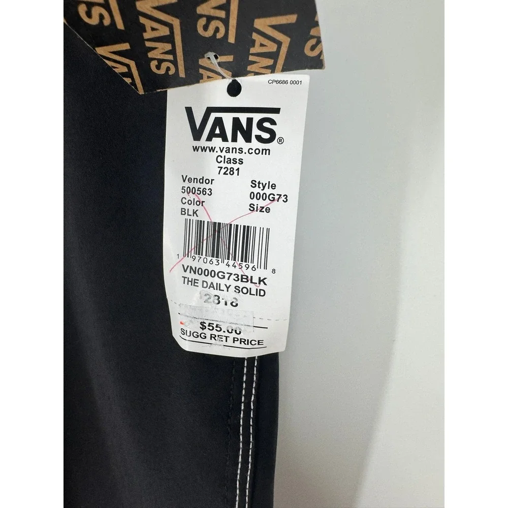 Vans Mens The Daily Solid Boardshort Black Checkerboard 18